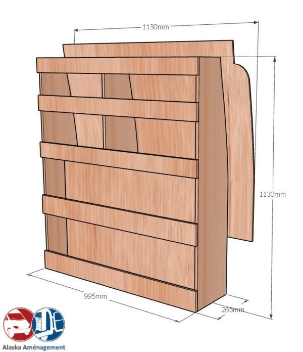 Caddy V L2 APL KRD N COTES - Aménagement Utilitaire Île-de-France & Livraison