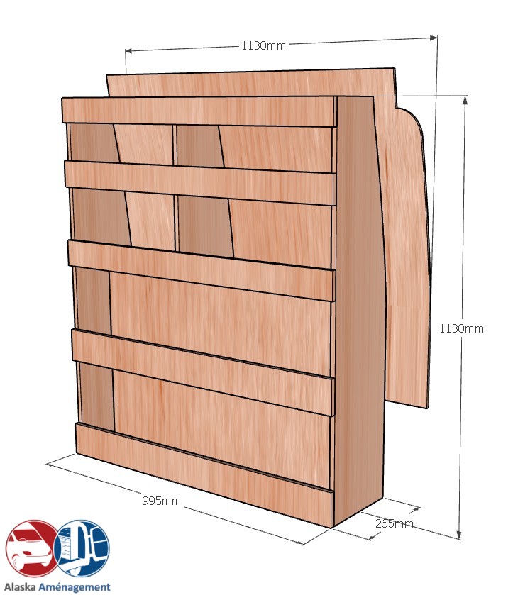 Meuble latéral Droite KRD-N - vue 3