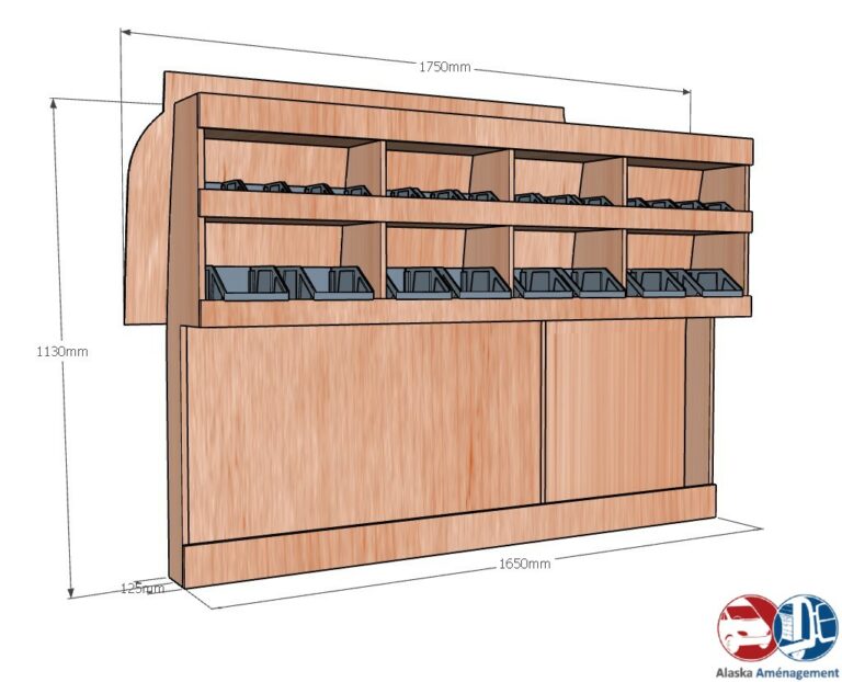 Meuble latéral Gauche KRG-DC001-N - vue 3