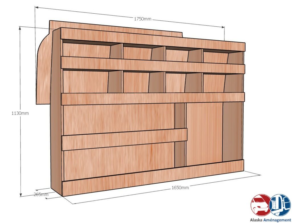 Caddy V L2 APL KRG N COTES - Aménagement Utilitaire Île-de-France & Livraison