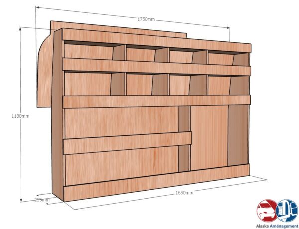 Caddy V L2 APL KRG N COTES - Aménagement Utilitaire Île-de-France & Livraison