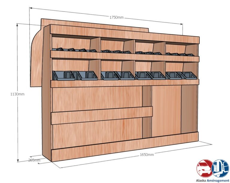 Meuble latéral Gauche KRG001-N - vue 3