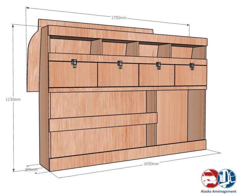 Meuble latéral Gauche KRG002-N - vue 3