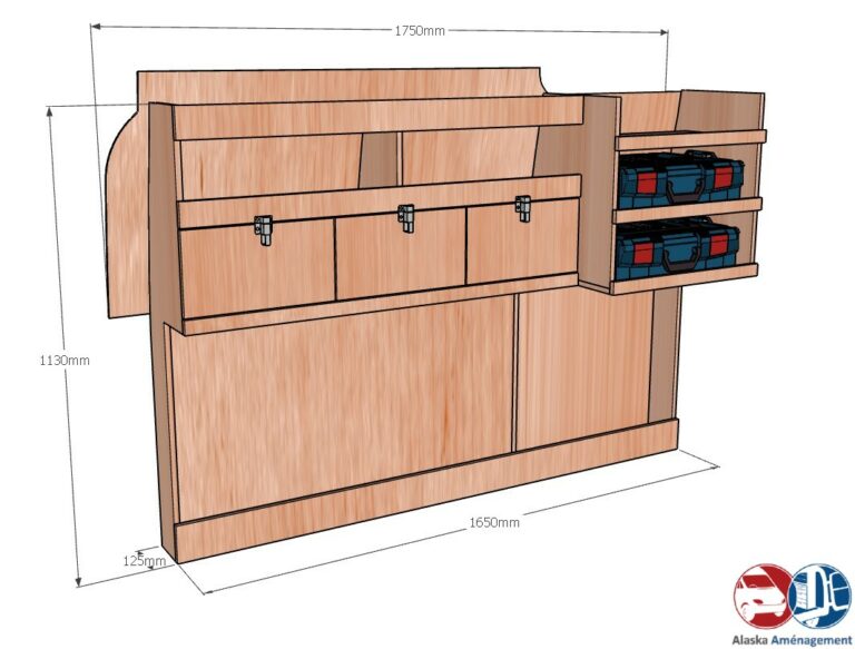 Meuble latéral Gauche KRMG-DC002-N - vue 3