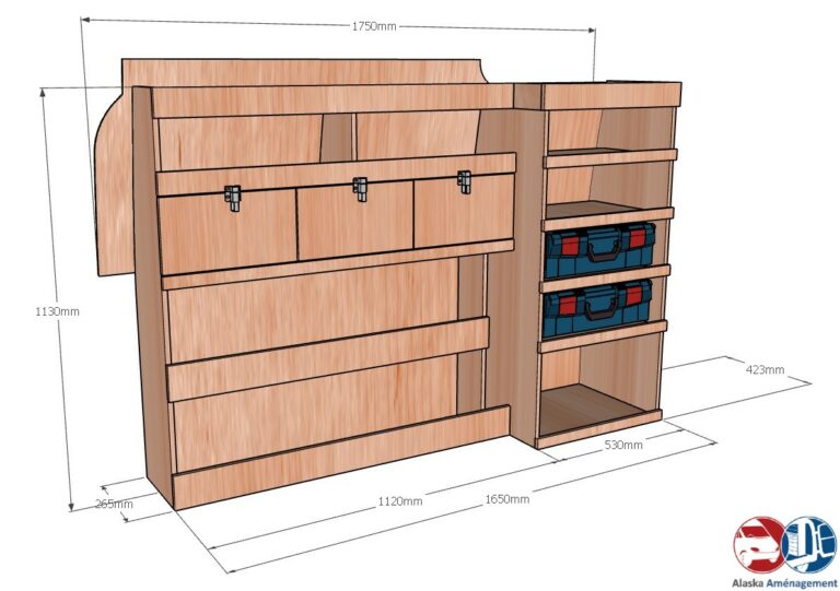 Meuble latéral Gauche KRMG002-N - vue 3