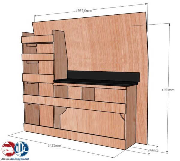 Custom I L2H1 ETAD104 COTES - Aménagement Utilitaire Île-de-France & Livraison