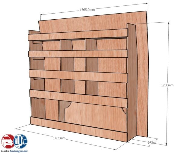 Custom I L2H1 KRD COTES - Aménagement Utilitaire Île-de-France & Livraison