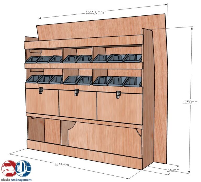 Meuble latéral Droite KRD102-N - vue 3