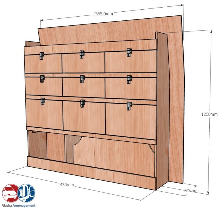 Meuble latéral Droite KRD103-N - vue 3