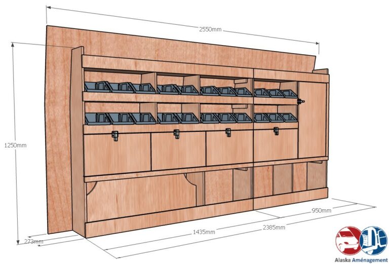 Meuble latéral Gauche KRG003-N - vue 3