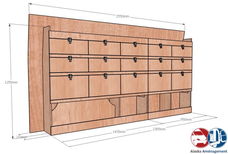 Meuble latéral Gauche KRG004-N - vue 3