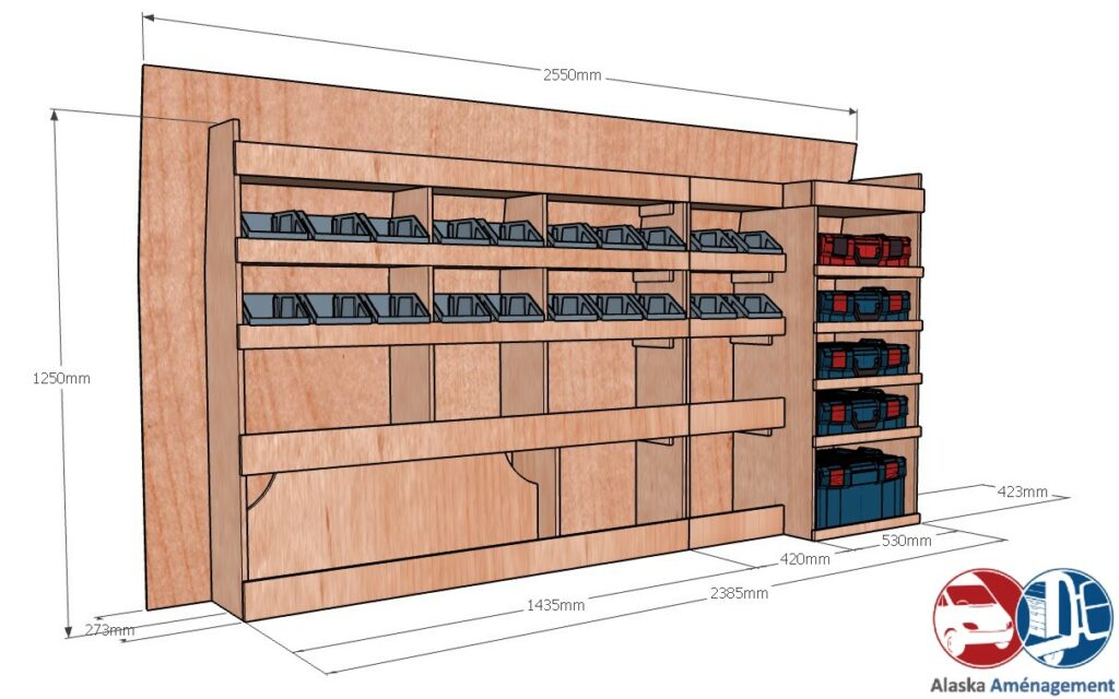 Custom I L2H1 KRMG001 COTES - Aménagement Utilitaire Île-de-France & Livraison