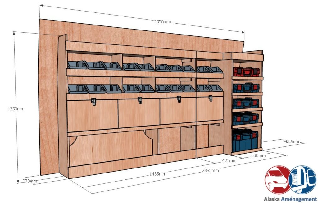 Custom I L2H1 KRMG002 COTES - Aménagement Utilitaire Île-de-France & Livraison