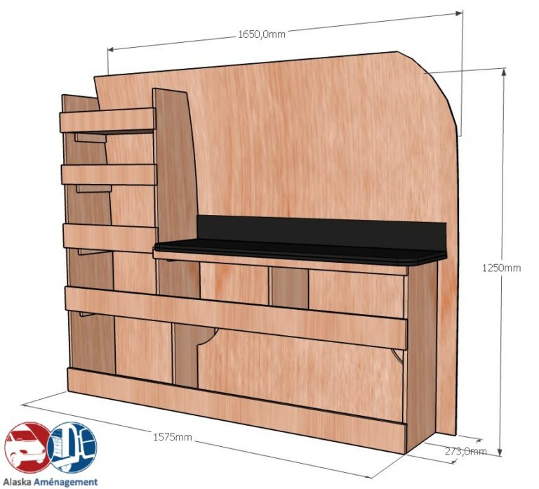 Etabli latéral Droite ETAD104-N - vue 3