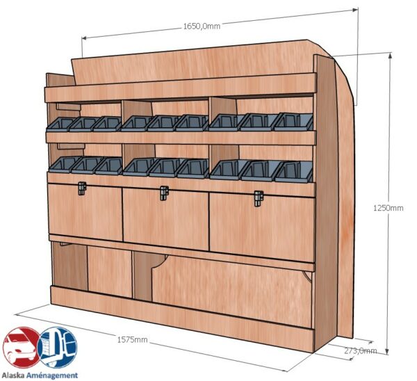 Custom II L2H1 KRD102 COTES - Aménagement Utilitaire Île-de-France & Livraison