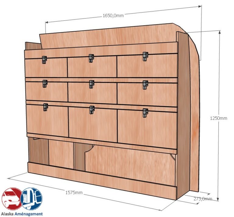 Meuble latéral Droite KRD103-N - vue 3