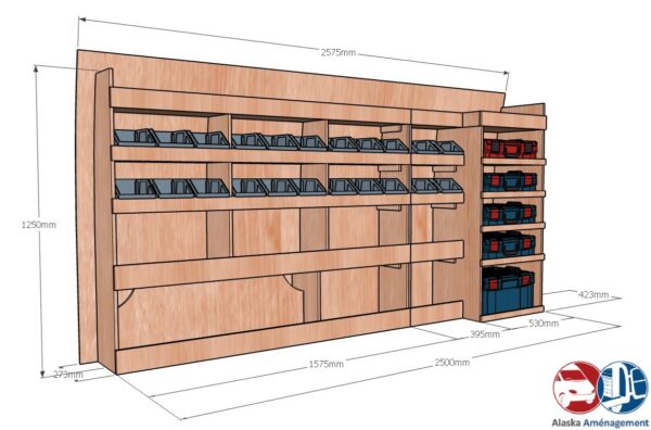 Custom II L2H1 KRMG001 COTES - Aménagement Utilitaire Île-de-France & Livraison