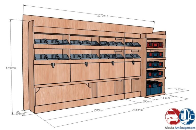 Meuble latéral Gauche KRMG002-N - vue 3