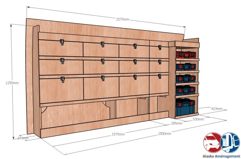 Meuble latéral Gauche KRMG004-N - vue 3