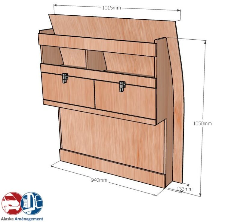 Meuble latéral Droite KRD-DC102-N - vue 3