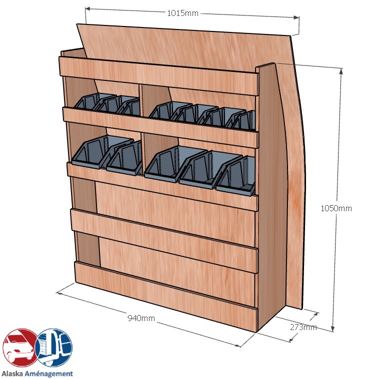 Meuble latéral Droite KRD101-N - vue 3