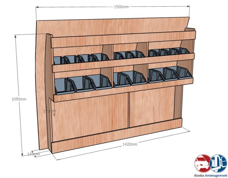 Meuble latéral Gauche KRG-DC001-N - vue 3