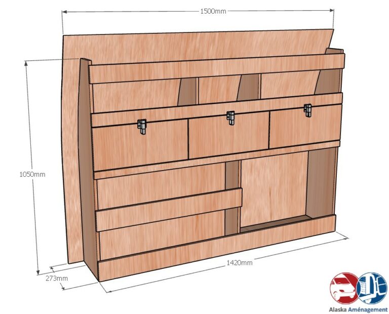 Meuble latéral Gauche KRG002-N - vue 3