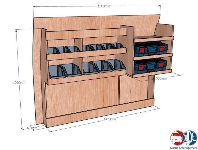 Meuble latéral Gauche KRMG-DC001-N - vue 3