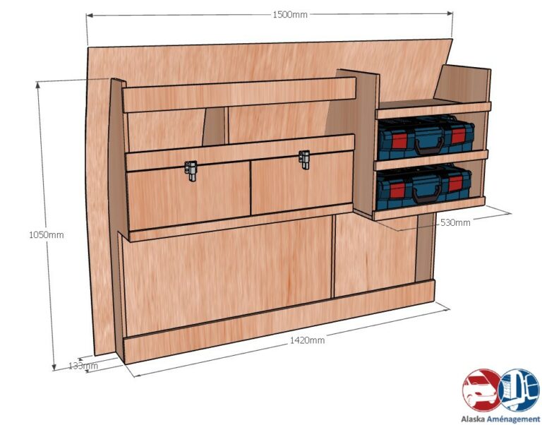 Meuble latéral Gauche KRMG-DC002-N - vue 3