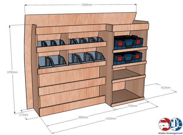 Express Van KRMG001 COTES - Aménagement Utilitaire Île-de-France & Livraison