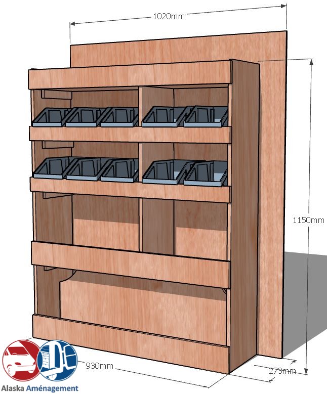 Meuble latéral Droite KRD101-N - vue 3