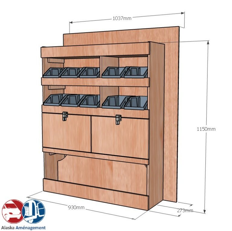 Meuble latéral Droite KRD102-N - vue 3
