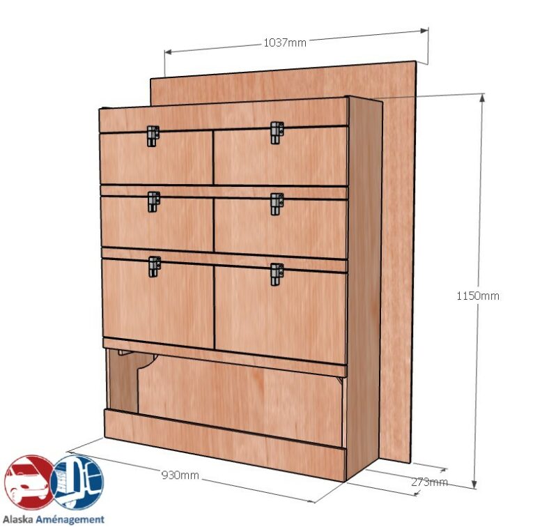 Meuble latéral Droite KRD103-N - vue 3