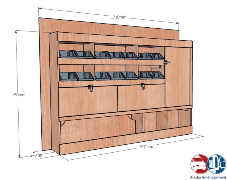 Meuble latéral Gauche KRG003-N - vue 3