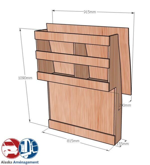 Kangoo Van III L1 KRD DC COTES - Aménagement Utilitaire Île-de-France & Livraison
