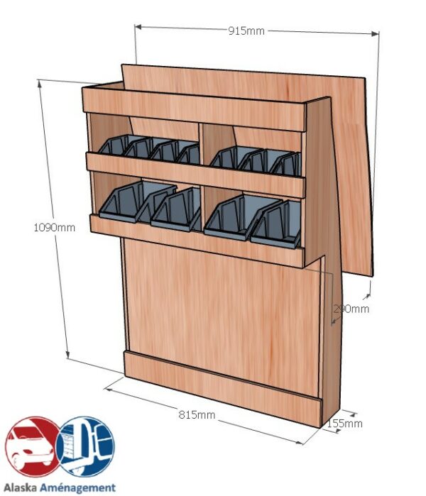 Kangoo Van III L1 KRD DC101 COTES - Aménagement Utilitaire Île-de-France & Livraison