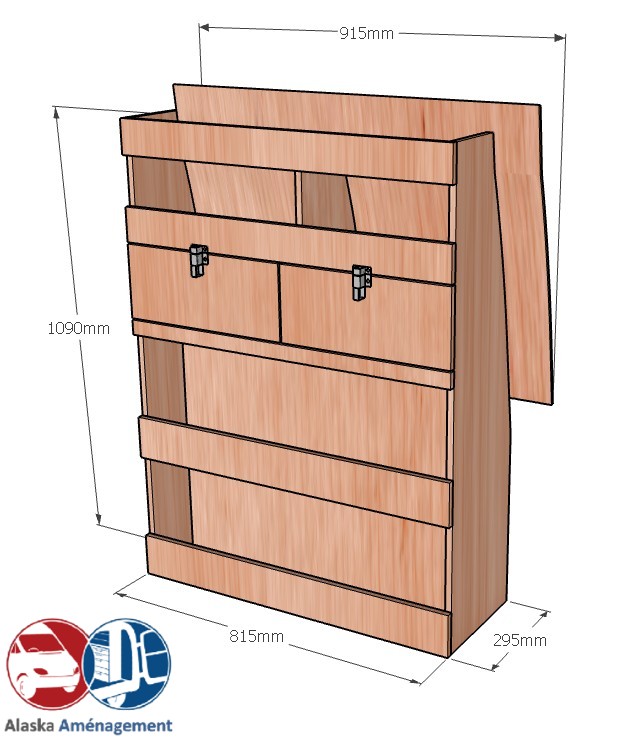 Meuble latéral Droite KRD102-N - vue 3
