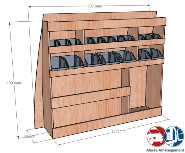 Kangoo Van III L1 KRG001 COTES - Aménagement Utilitaire Île-de-France & Livraison