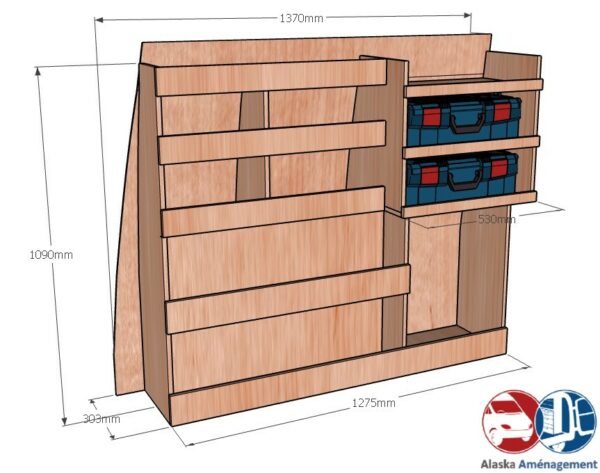 Kangoo Van III L1 KRMG COTES - Aménagement Utilitaire Île-de-France & Livraison