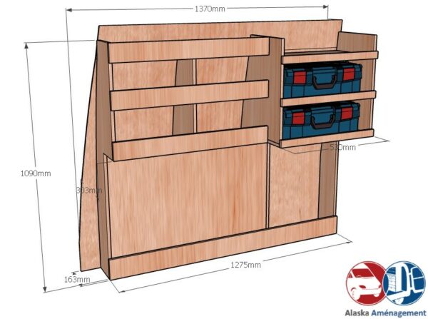 Kangoo Van III L1 KRMG DC001 COTES - Aménagement Utilitaire Île-de-France & Livraison