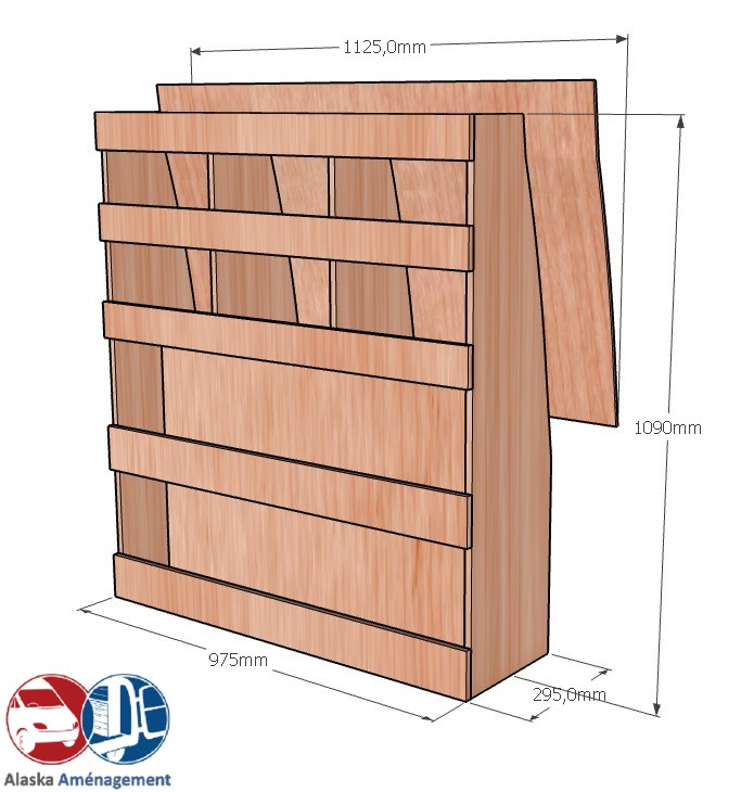 Meuble latéral Droite KRD-N - vue 3