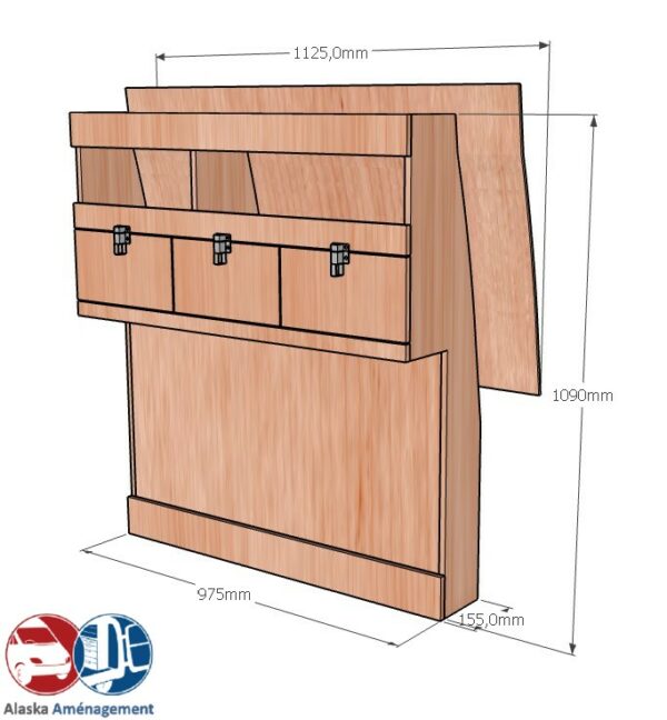Kangoo Van III L2 APL KRD DC102 COTES - Aménagement Utilitaire Île-de-France & Livraison