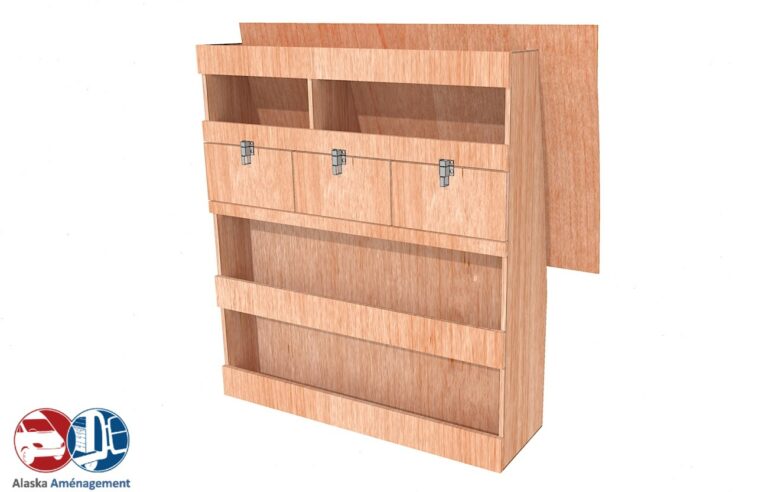 Meuble latéral Droite KRD102-N - vue 1