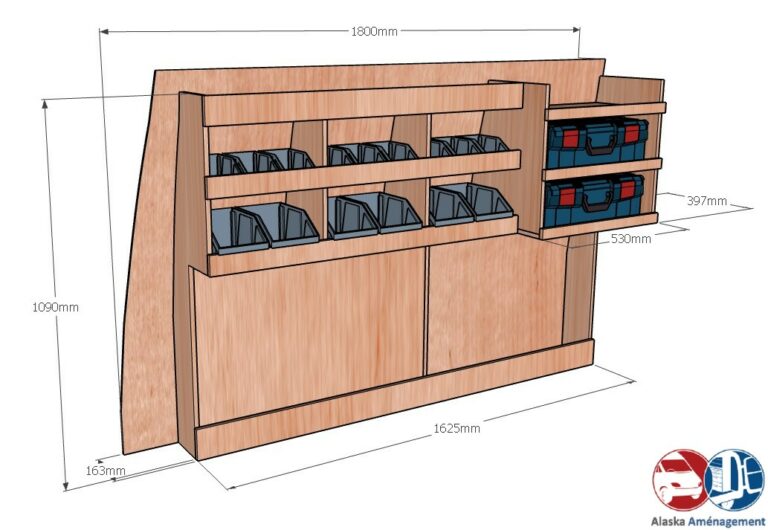 Meuble latéral Gauche KRMG-DC001-N - vue 3