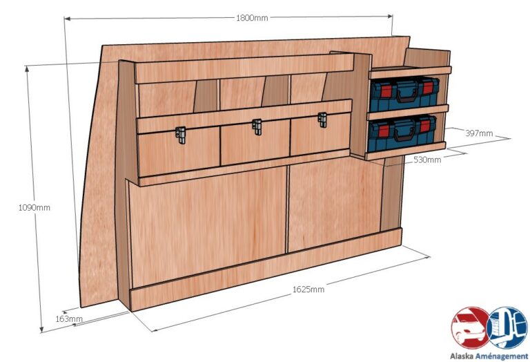 Meuble latéral Gauche KRMG-DC002-N - vue 3