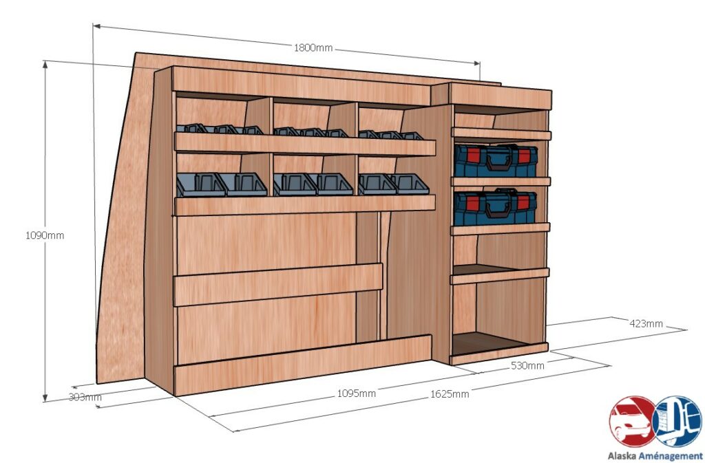 Kangoo Van III L2 APL KRMG001 COTES - Aménagement Utilitaire Île-de-France & Livraison
