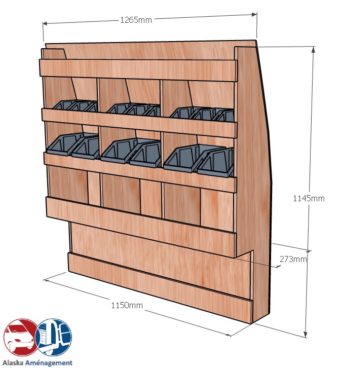 Meuble latéral Droite KRD-DC101-N - vue 3