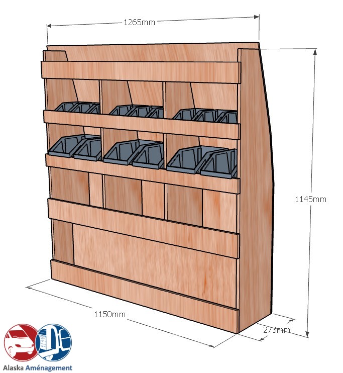 Meuble latéral Droite KRD101-N - vue 3