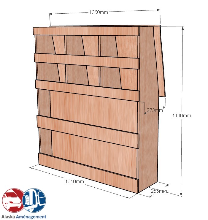 Meuble latéral Droite KRD-N - vue 3
