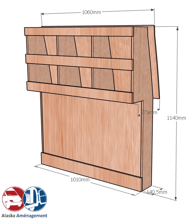 Meuble latéral Droite KRD-DC-N - vue 3